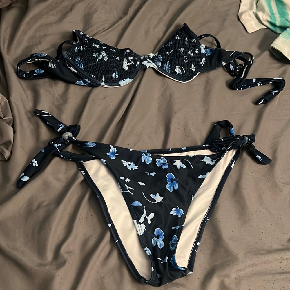 Dark blue bikini
